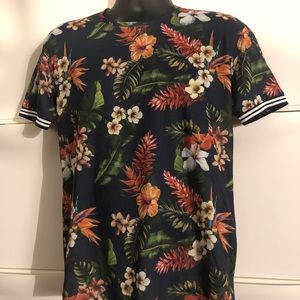 Zara Mens Collection Floral T-Shirt
